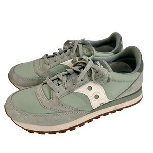 Saucony Green and White Women's Sneakers